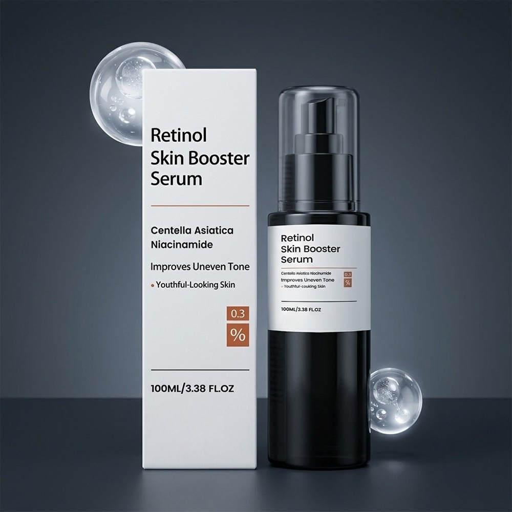 Retinal Skin Booster Serum, Beginner Friendly, Non Irritating, Retinol for Face