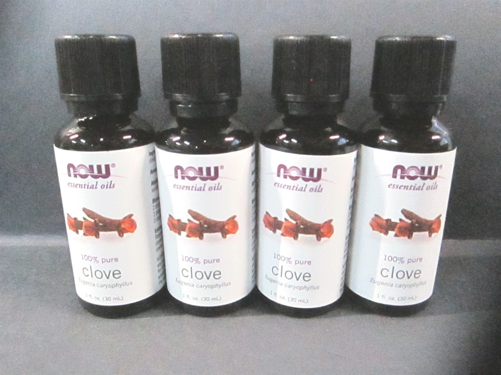 Now 1fl oz. 100% Pure Clove Eugenia Caryophyllus Essential Oils 12/2029 – Qty 4