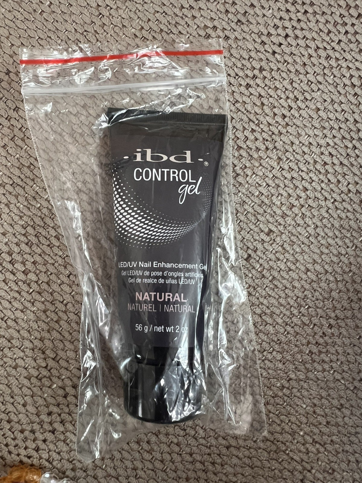 NEW! Sealed! IBD Control Gel LED/UV Nail Enhancement Gel 2oz Natural