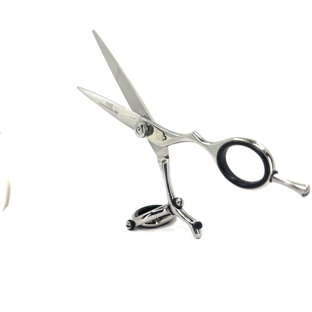Japanese Stainless Steel Swivel Hair Cutting Scissors 5.5″ – 360° Double Swivel