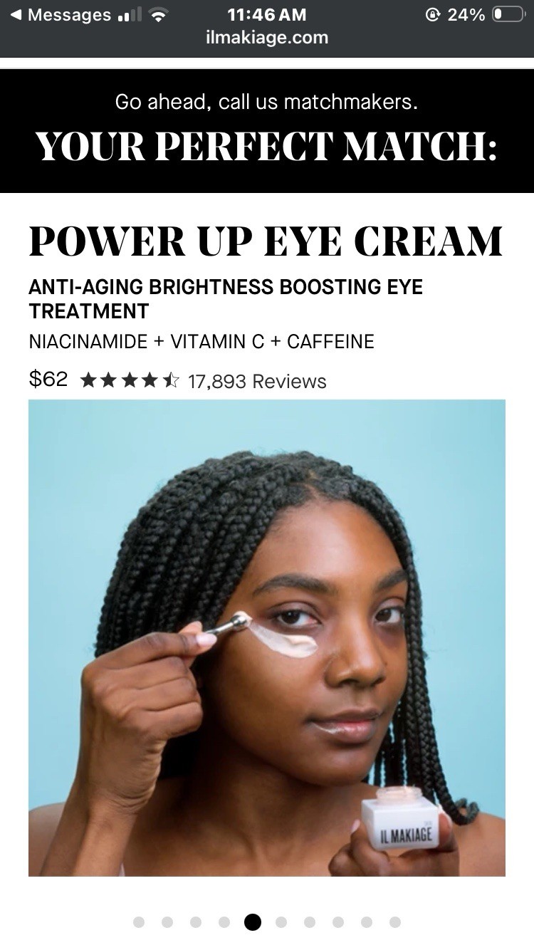 Il Makiage Power Up Eye Treatment Cream NEW In Box