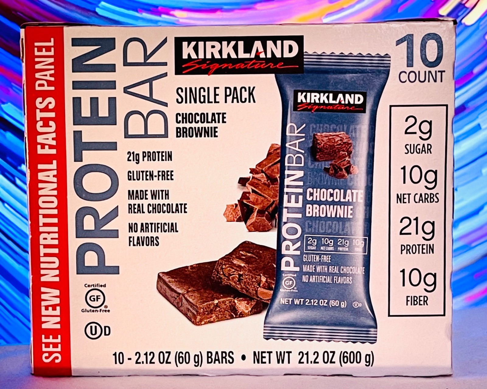 Kirkland Signature Protein Bar Chocolate Brownie 2.12 oz Bars