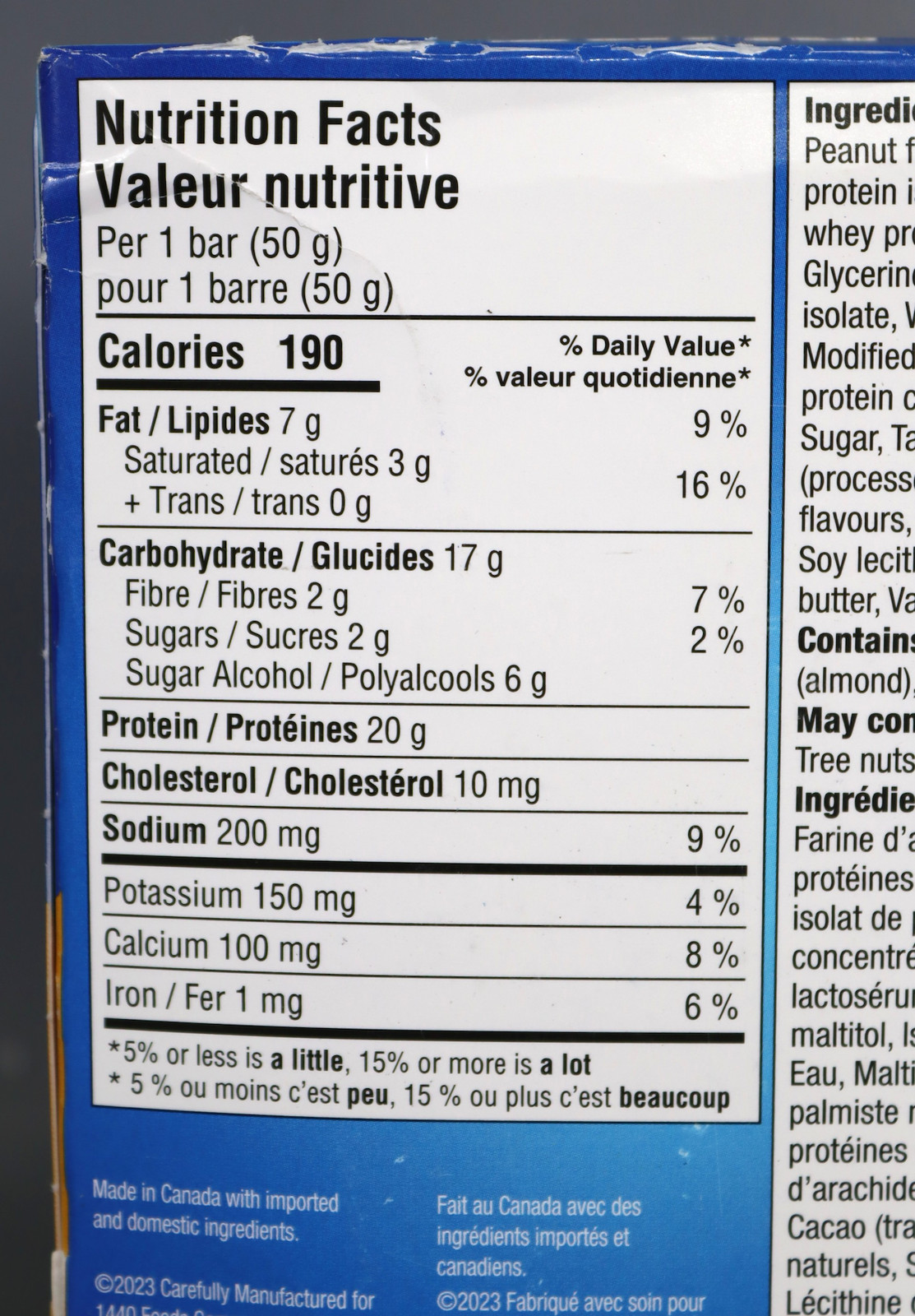 Pure Protein Bars Gluten Free Snack Bars Chocolate Peanut Butter 50g 6 Ct.