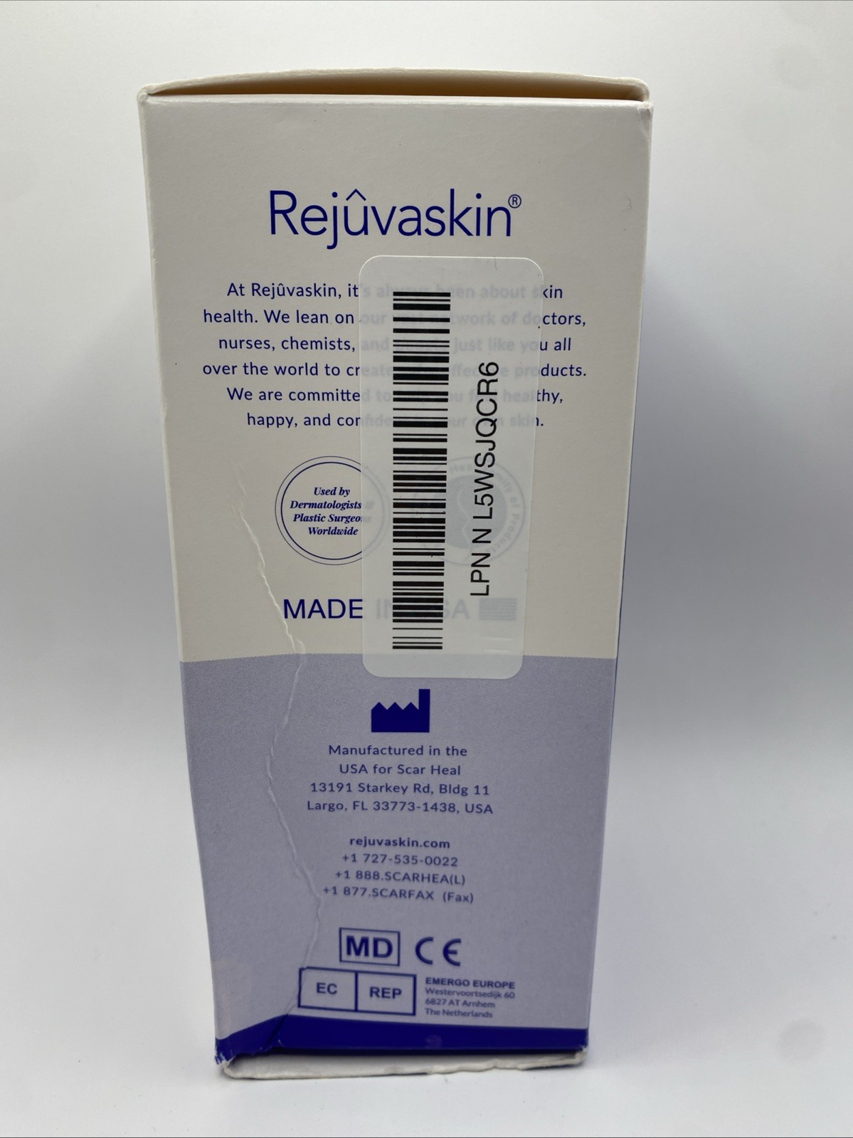 Rejuvaskin Scar Fx Silicone Sheeting – 1″ x 12″ Exp 06/2033