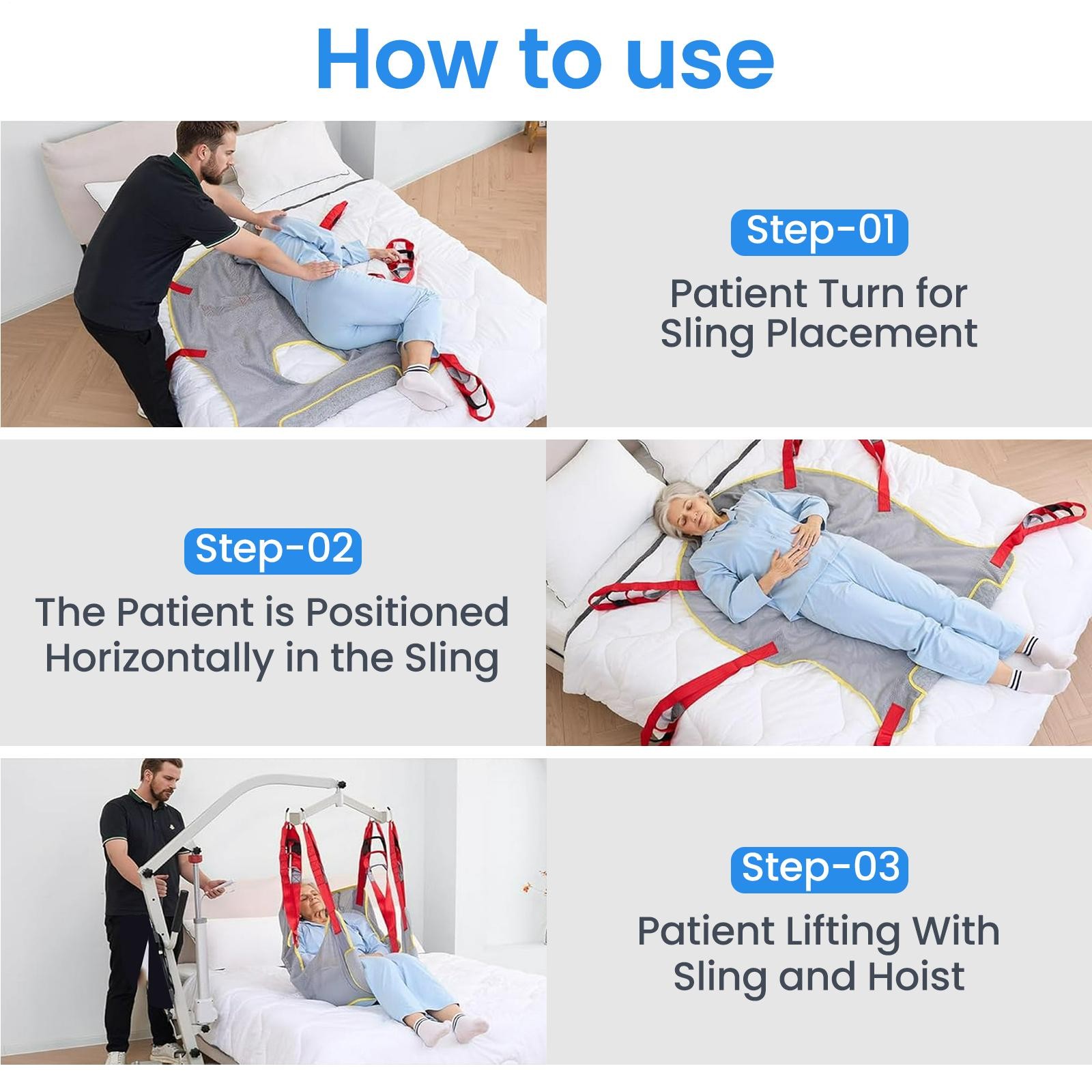 Electric Patient Lift Electric Patient Transfer Lift For Home Use 227kg/510lb