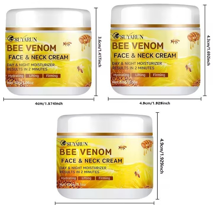 SUYARUN Bee Venom Face & Neck Cream Anti Aging Firming Moisturizer 30g 60g 100g