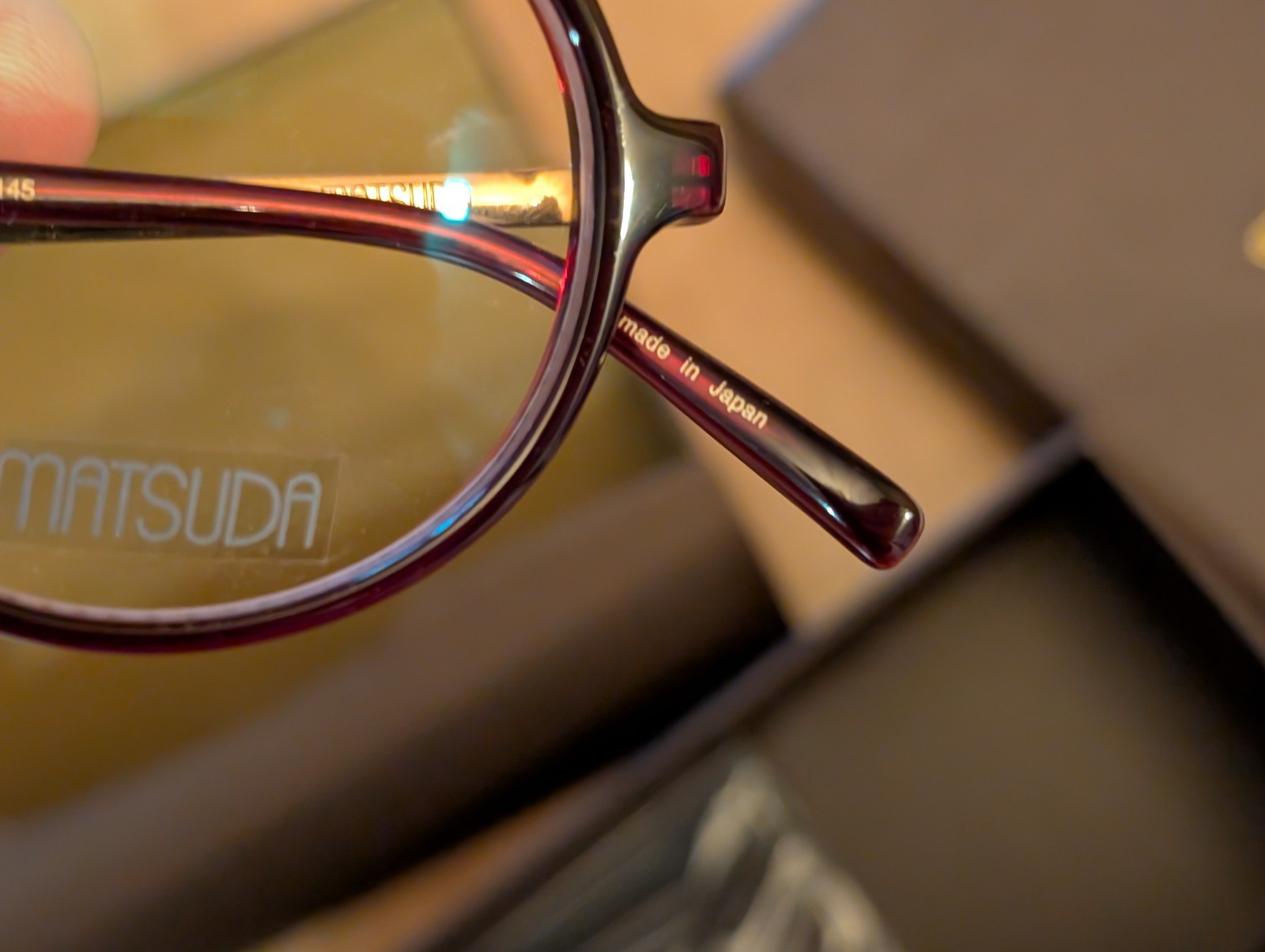 Matsuda M2033 Round Optical | Bordeaux | 47-20-145 – Bordeaux / 47-20-145