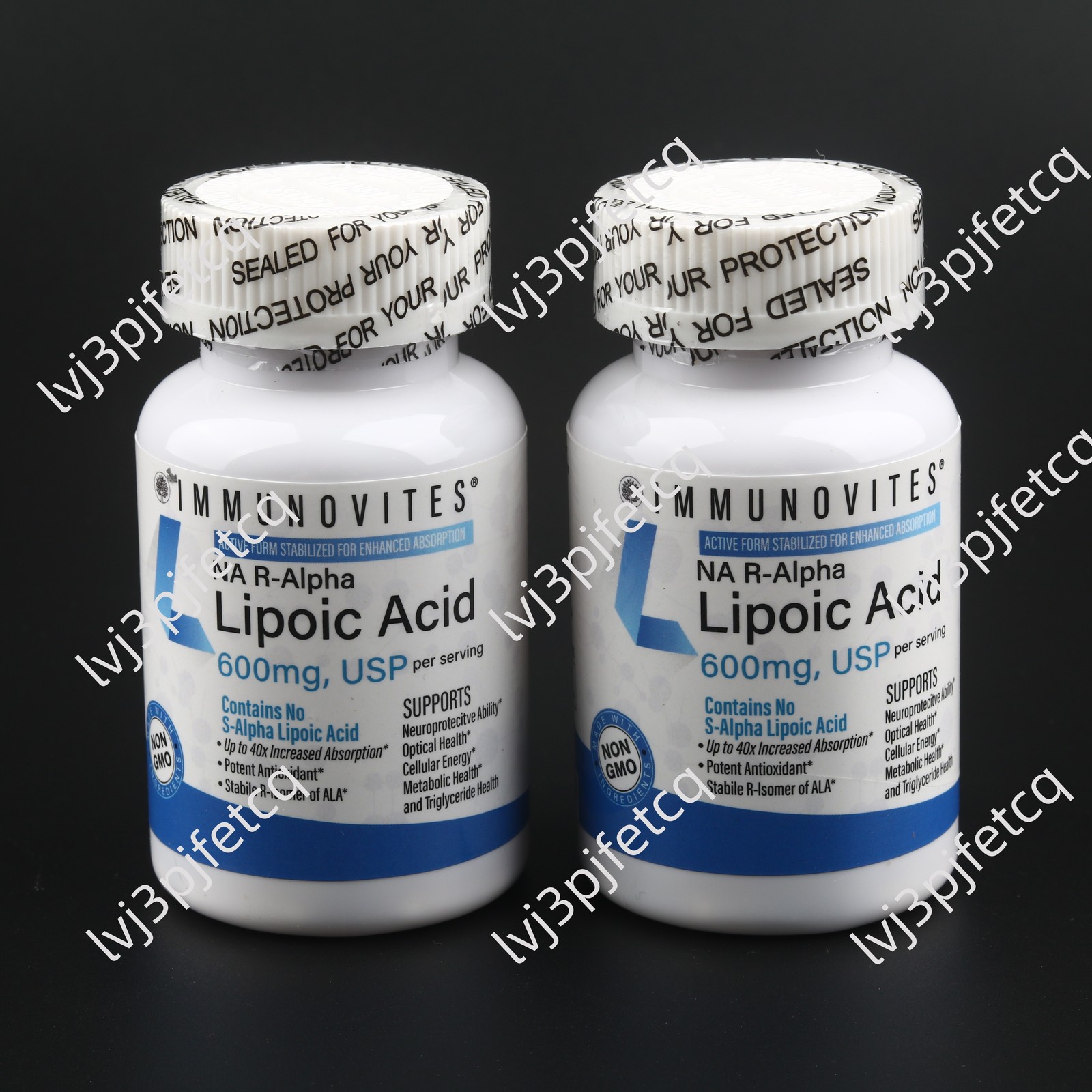 IMMUNOVITES Stabilized R-Alpha Lipoic Acid ((True)) 600mg per Serving ,EXP5/2028