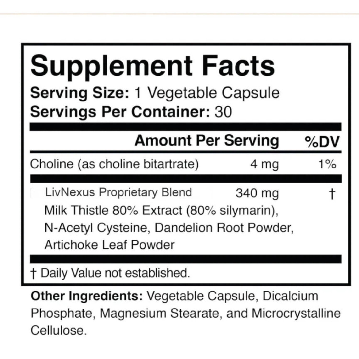 Pack of 2 Hepagard Natural Liver Support Supplement 30 Vegetable Capsules Detox