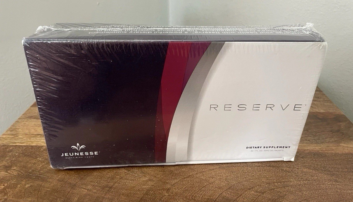 New/Seal Jeunesse Reserve Gel Packets 2 Boxes /60 Packs – Exp 2027