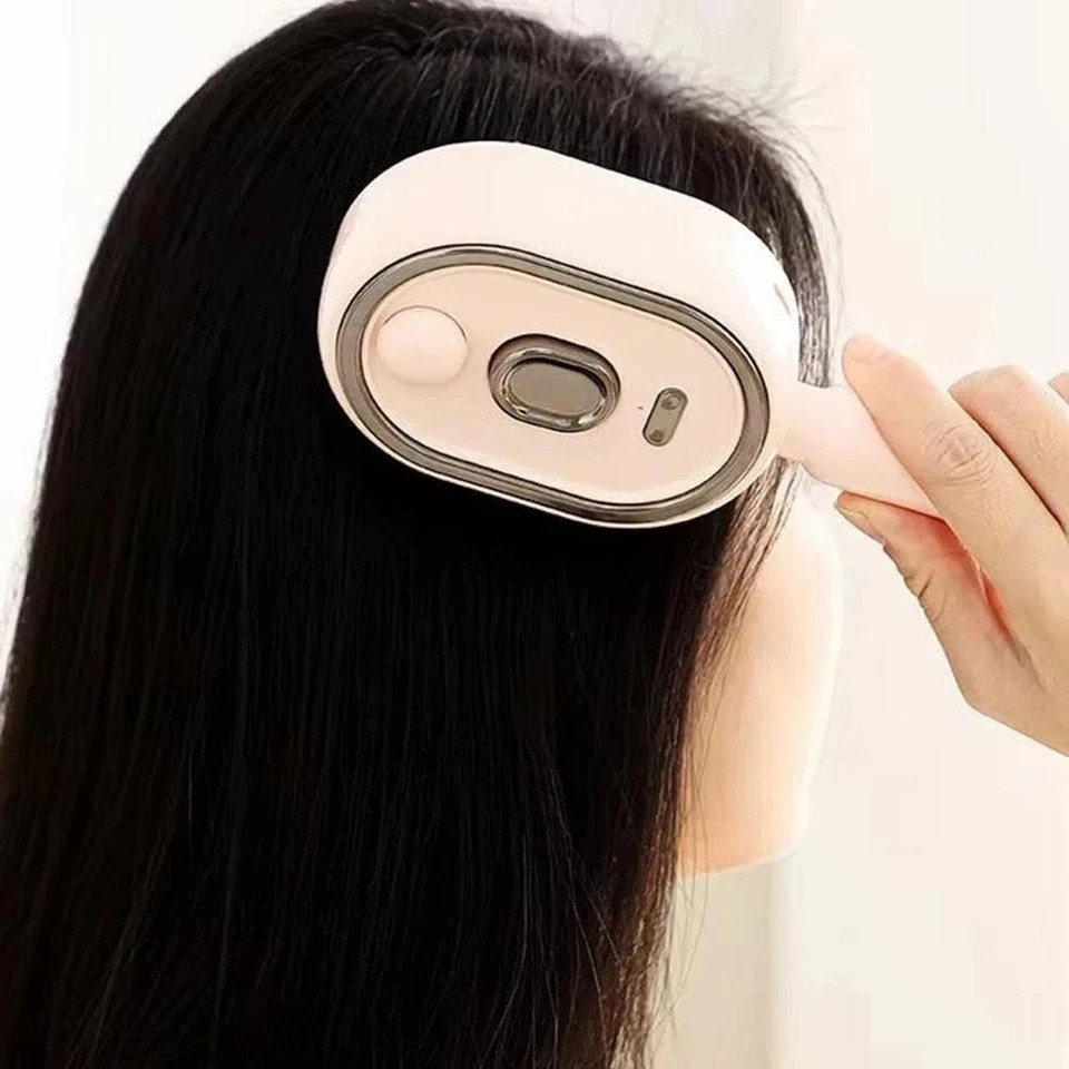 Electric Spray Air Cushion Massage Comb,Self-Cleaning Anti Tangle Electric Brush