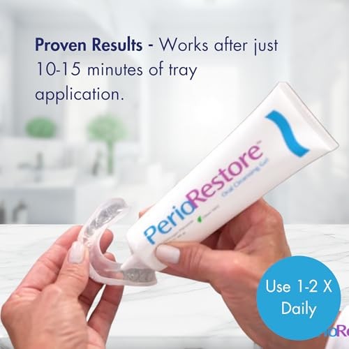 Perio Restore Oral Cleansing Gel 1.7% Hydrogen Peroxide 3 oz Mint Treatment