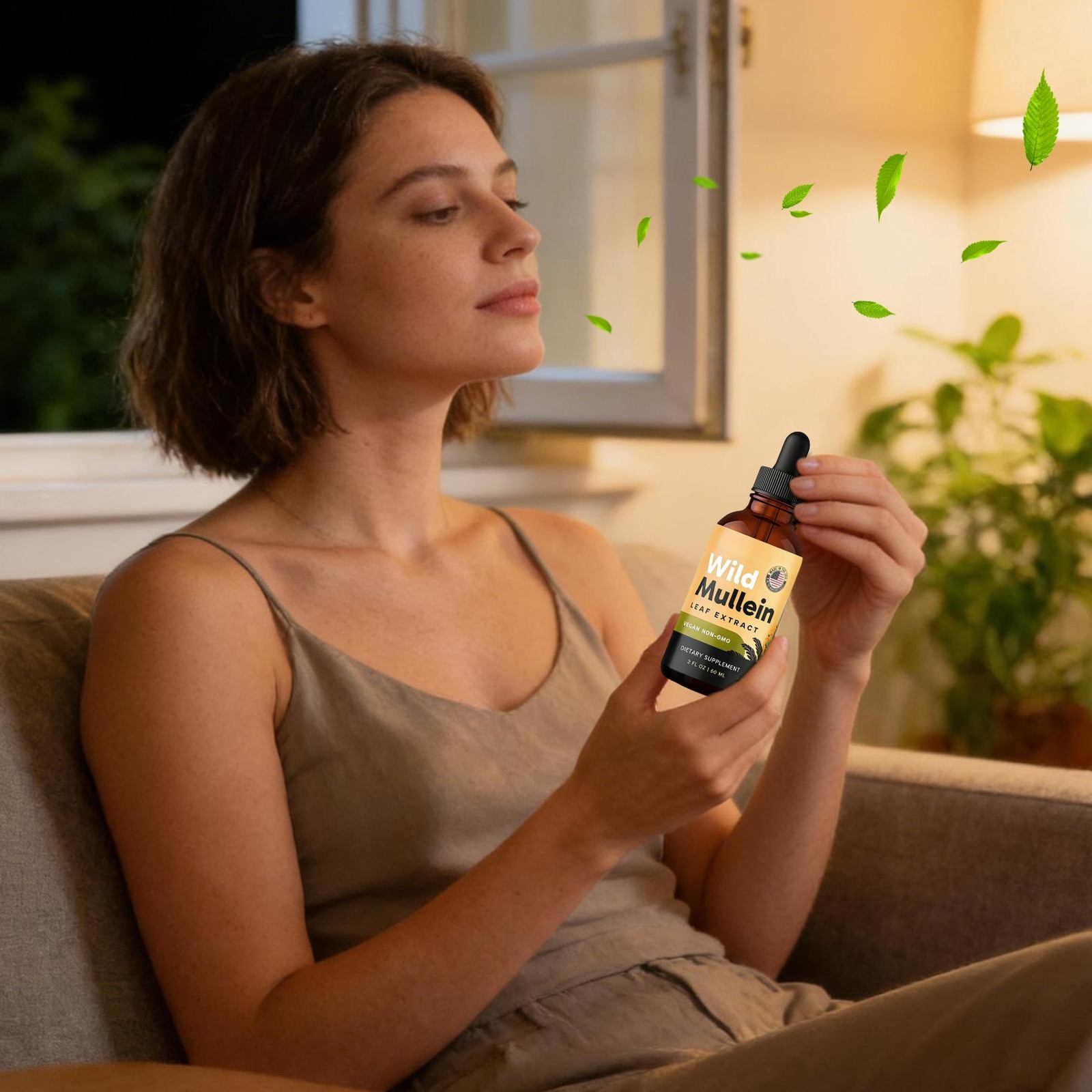 RESPICLEAR All-Natural Mullein Drops With Ginger & Lemon For Lung Cleanse