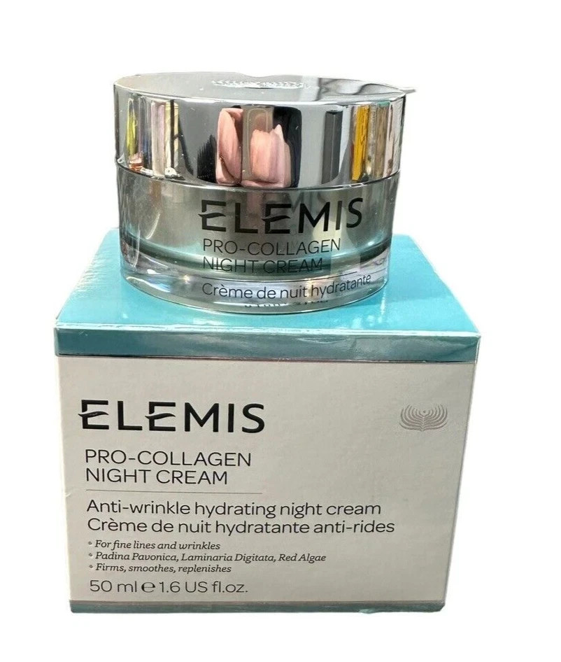 Elemis Pro Collagen Night Cream 50ml Boxed, Over 2 years to Expiry. NEW