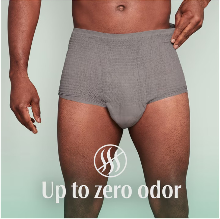 Depend Fresh Protection Incontinence Underwear for Men, Adult, XXL, 44 Count