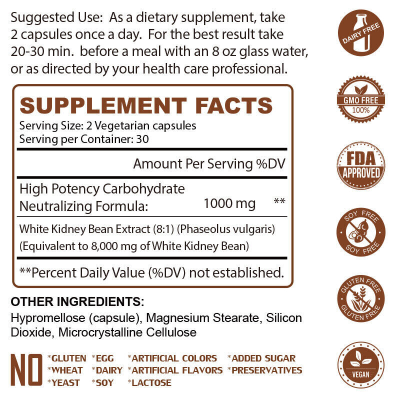 Fat and Carb Blocker Weight Loss Complex xp Appetite Suppressant Burn Low Keto