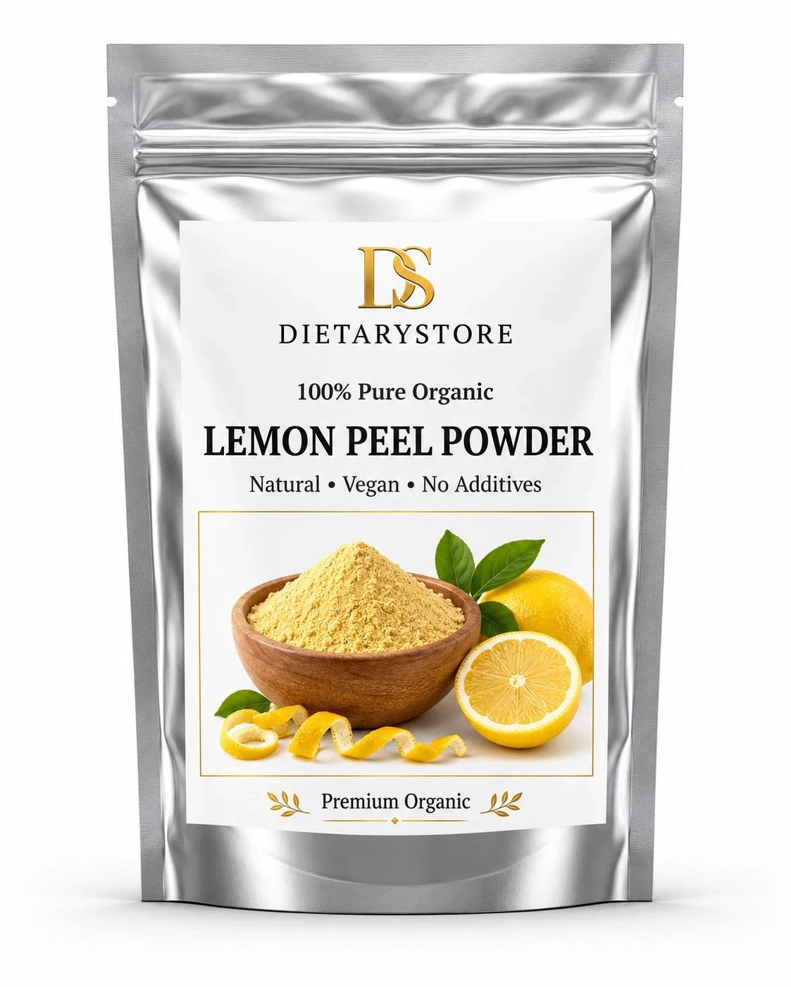Pure Lemon Peel Powder Natural Citrus Peel Herbal Fine Powder Premium 100% Pure