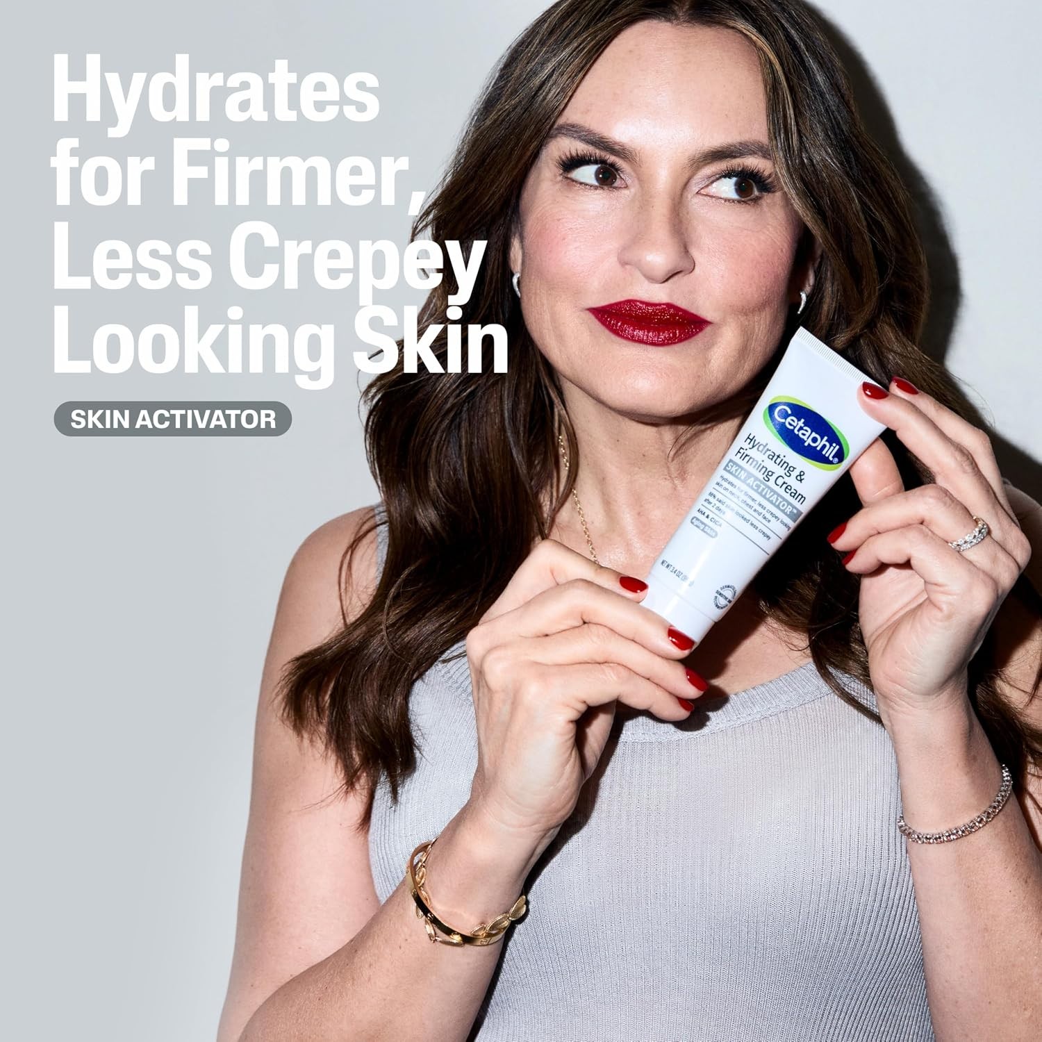 Cetaphil Skin Activator Hydrating & Firming Cream For Face, Neck & Chest 3.4 oz