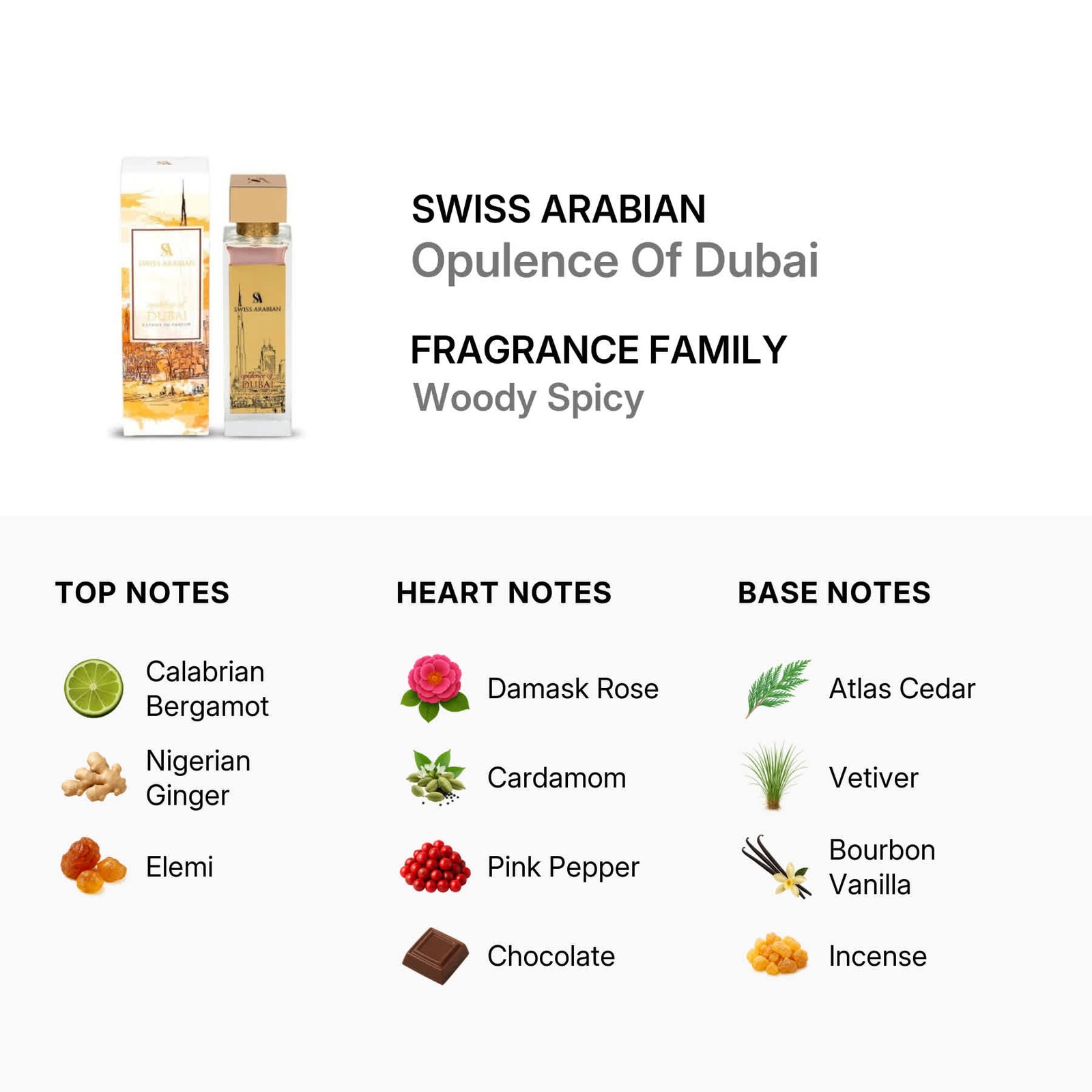 Swiss Arabian Unisex Opulence Of Dubai EDP Spray 3.4 oz Fragrances 6295124042775