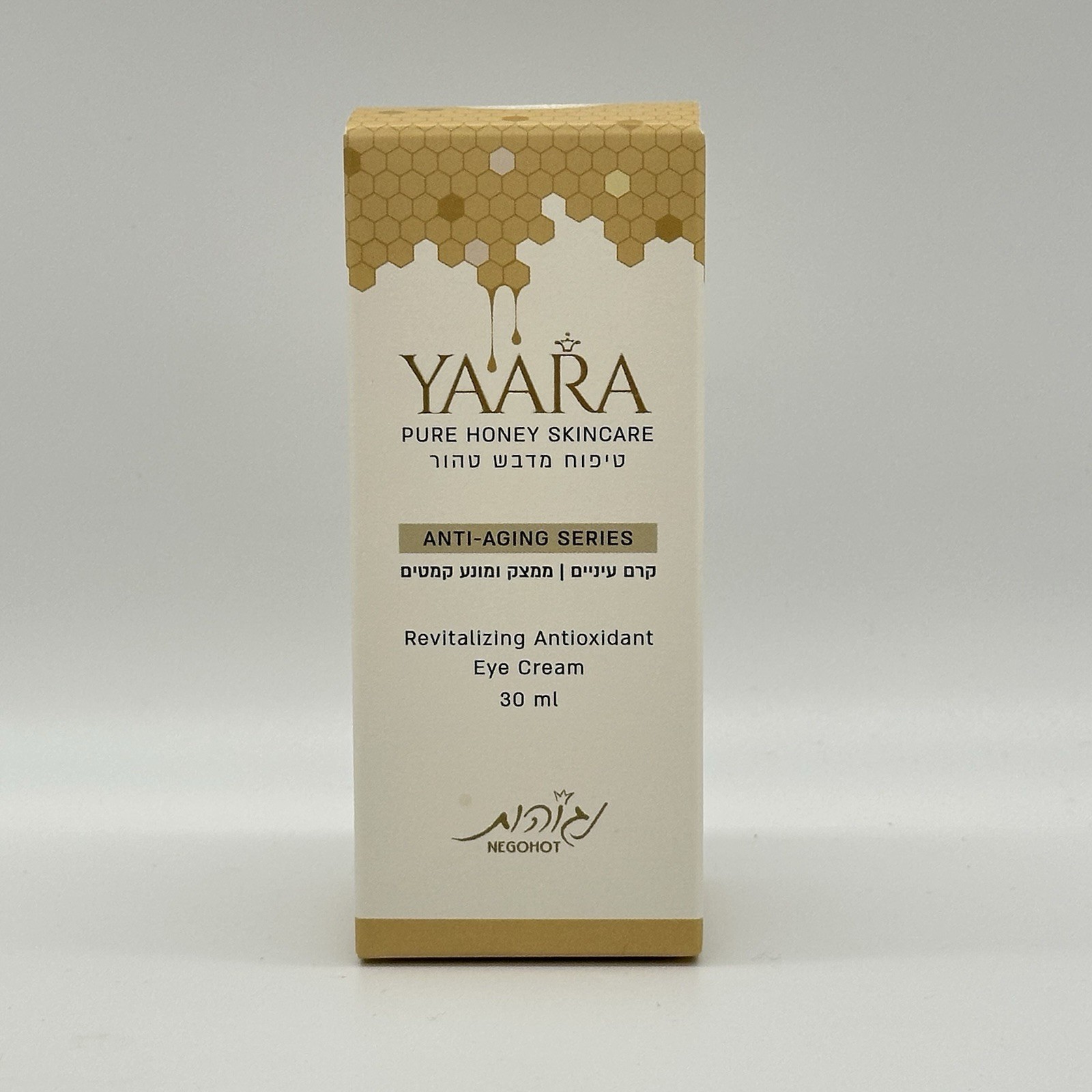 Made In Israel Yaara Pure Honey Skincare Anti-Aging 30ml Antioxidant Eye Cream