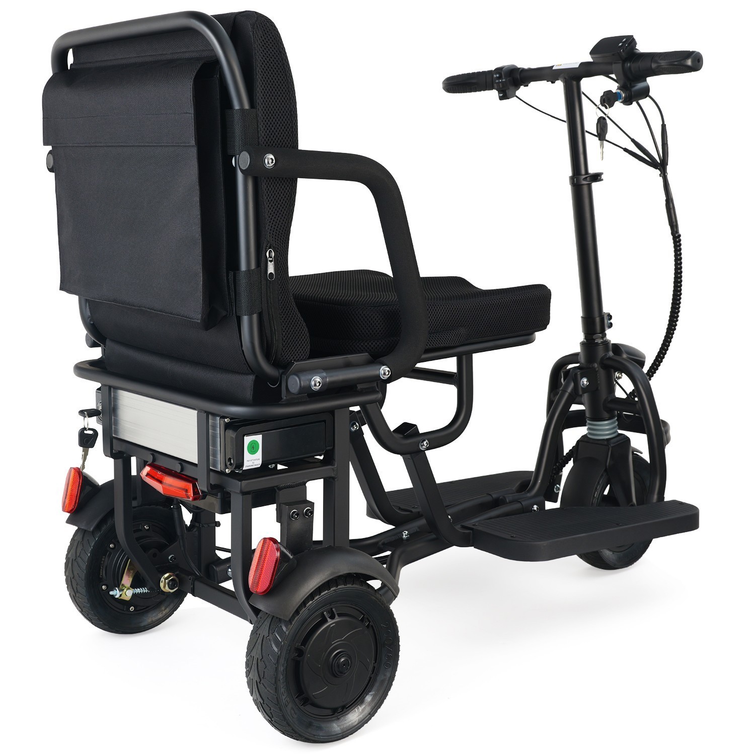 Three-Wheel Foldable Scooter Electric Adult, 3 Speed Adjustment Mobility Scooter