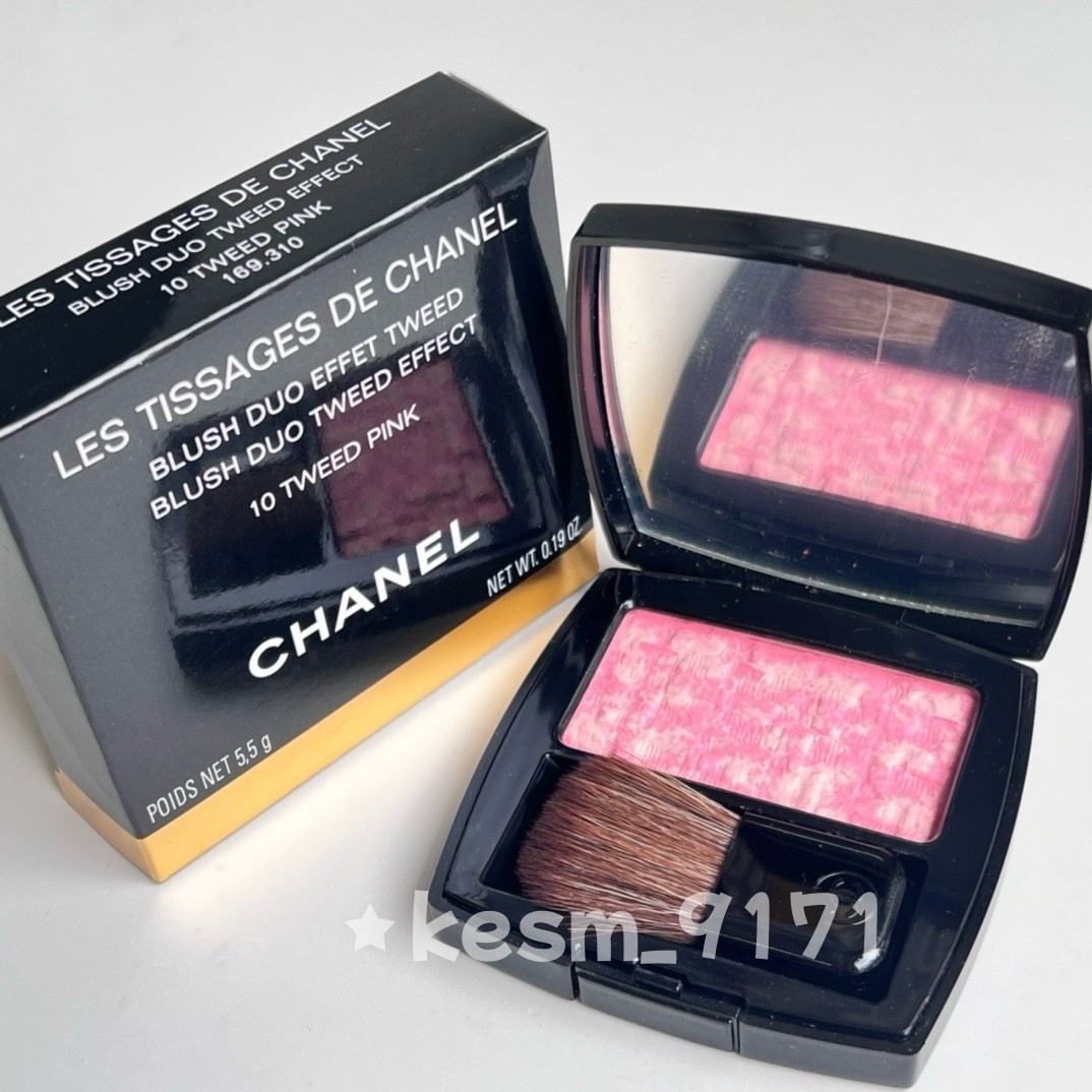 CHANEL LES TISSAGES DE CHANEL BLUSH DUO EFFET TWEED 5.5g / 0.19 OZ #10 20 90 130