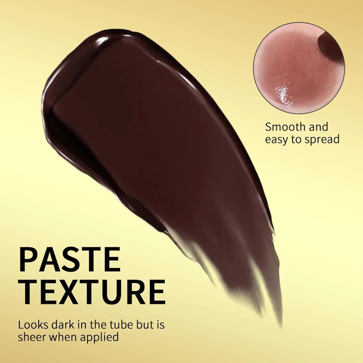 Honey Noir – Black Honey Lipstick for Women, Natural Glossy Pink Lips Balm, Nour