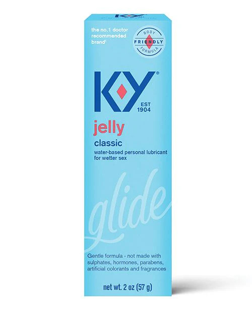 KY Jelly Classic Water-Based Personal Lubricant 2 Oz. EXP 01/2025 (Pack Of 12)