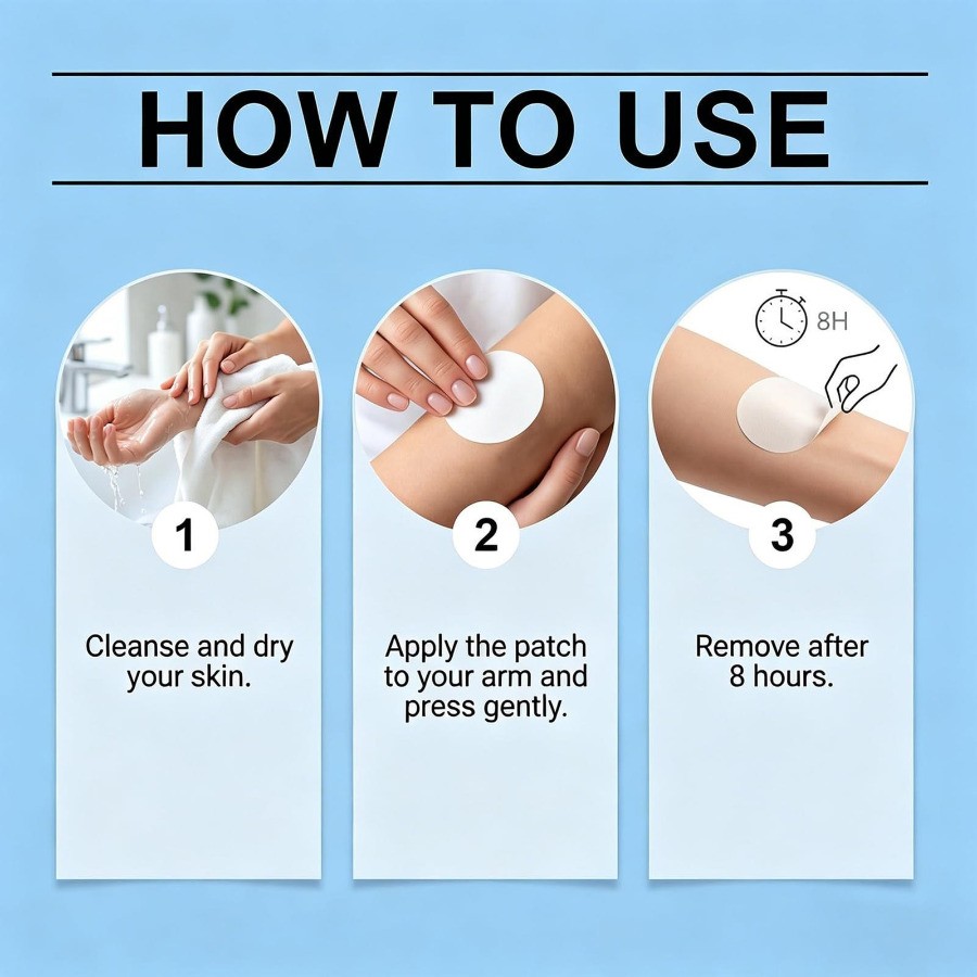 Hands Tremor Control Patch,Essential Tremor and Muscle Stability for Daily Use
