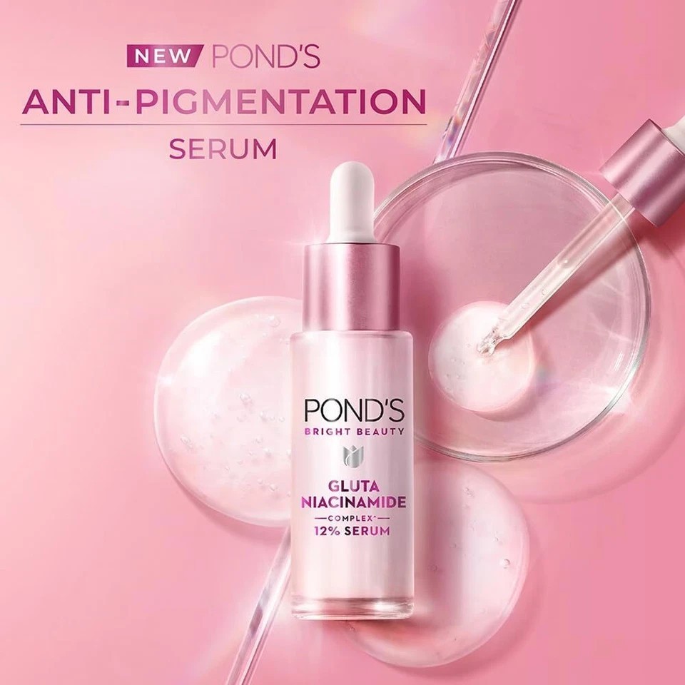 Pond’s Bright Beauty Anti-Pigmentation Serum 28 ml with 12% Gluta-Niacinamide