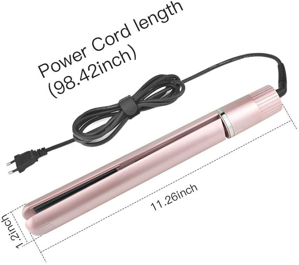 Hair Straightener Titanium Ceramic Flat Iron For Thick Hair