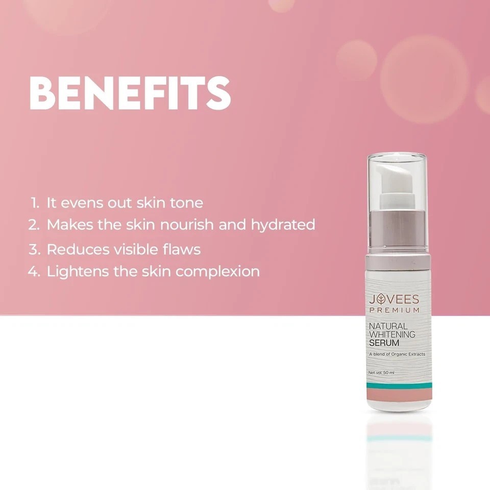 Jovees Premium Natural Whitening Serum For Glowing Skin 50ml