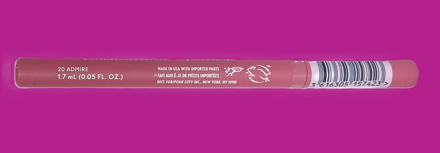 New No Box Covergirl Outlast Lipstain 20 Admire 1.7 ml: Made in United States