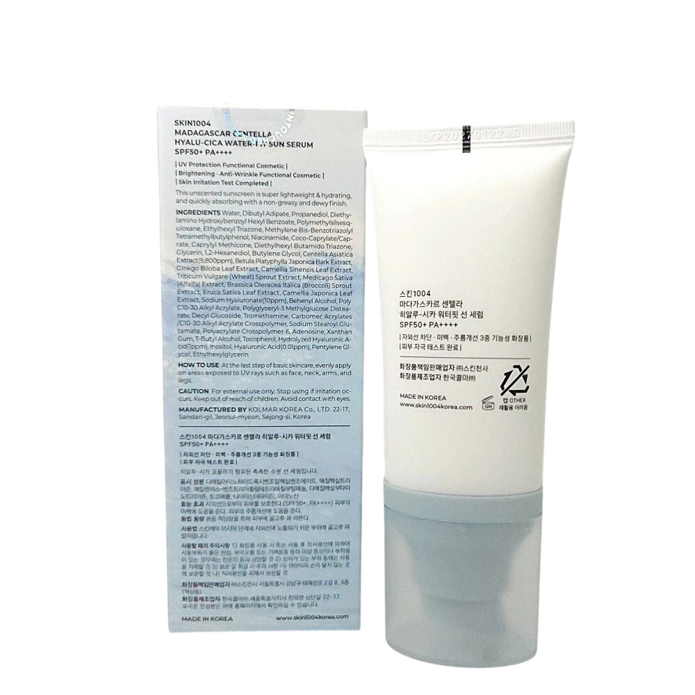 [US SELLER] SKIN1004 Centella Hyalu-Cica Water-Fit Sun Serum 50ml SPF50+ PA++++
