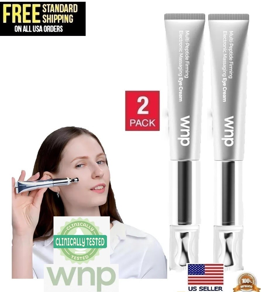 X2WNP Wrinkle Eraser Multi Peptide Firming Electronic Massaging Eye Cream-XP2027