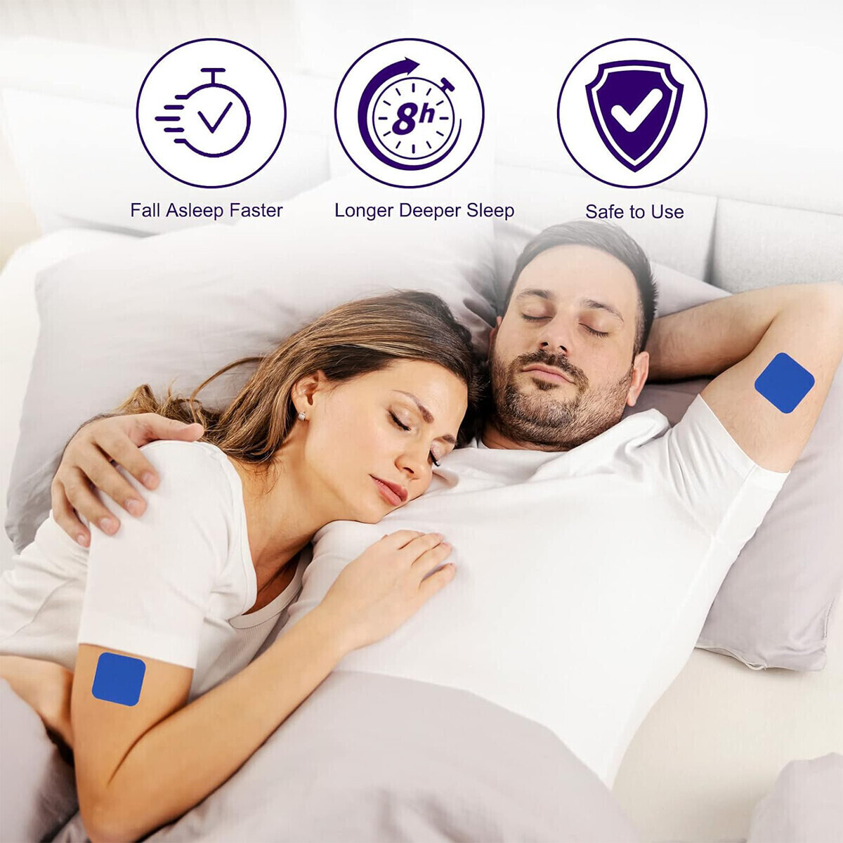 60PCS Sleep Patches Sleep Patch for Adults Easy to Apply Natural Herbal Patch US