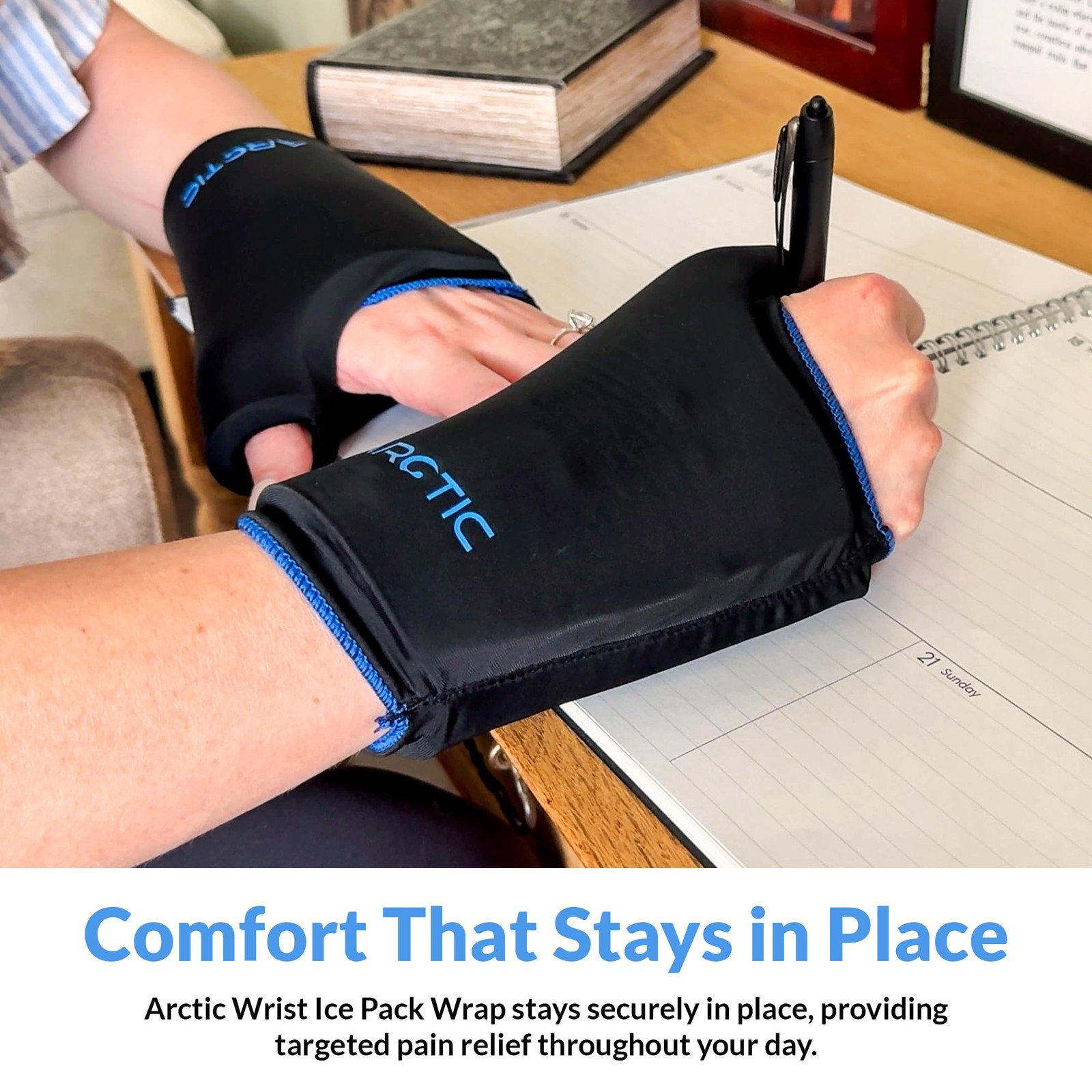 Two Pack | Wearable Thumb & Wrist Ice Pack – Reusable Hot Cold Compression fo…