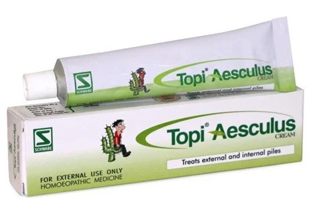Dr Willmar Schwabe India Homoeopathic Topi Aesculus 25gm Cream For Painful