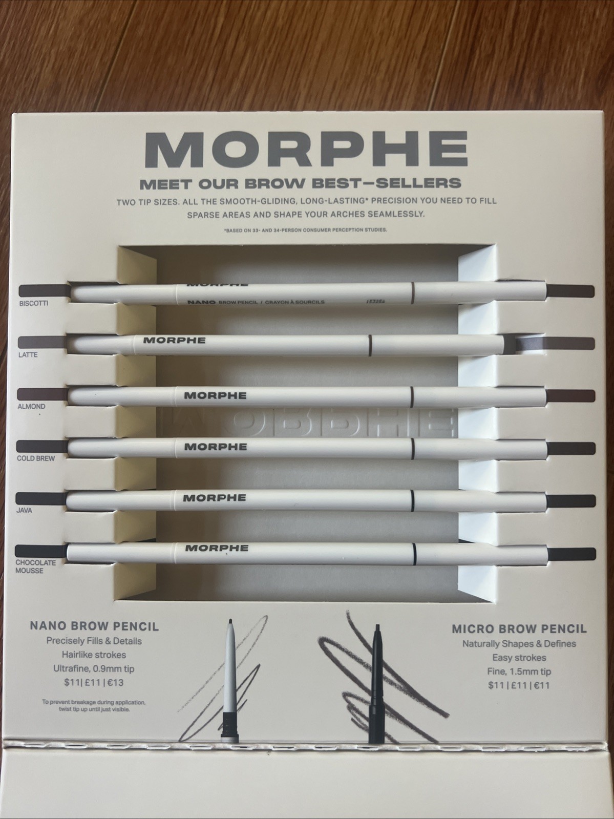Morphe Complete Brow Pencils Collection -Nano & Micro – Full 16 Shade Range New