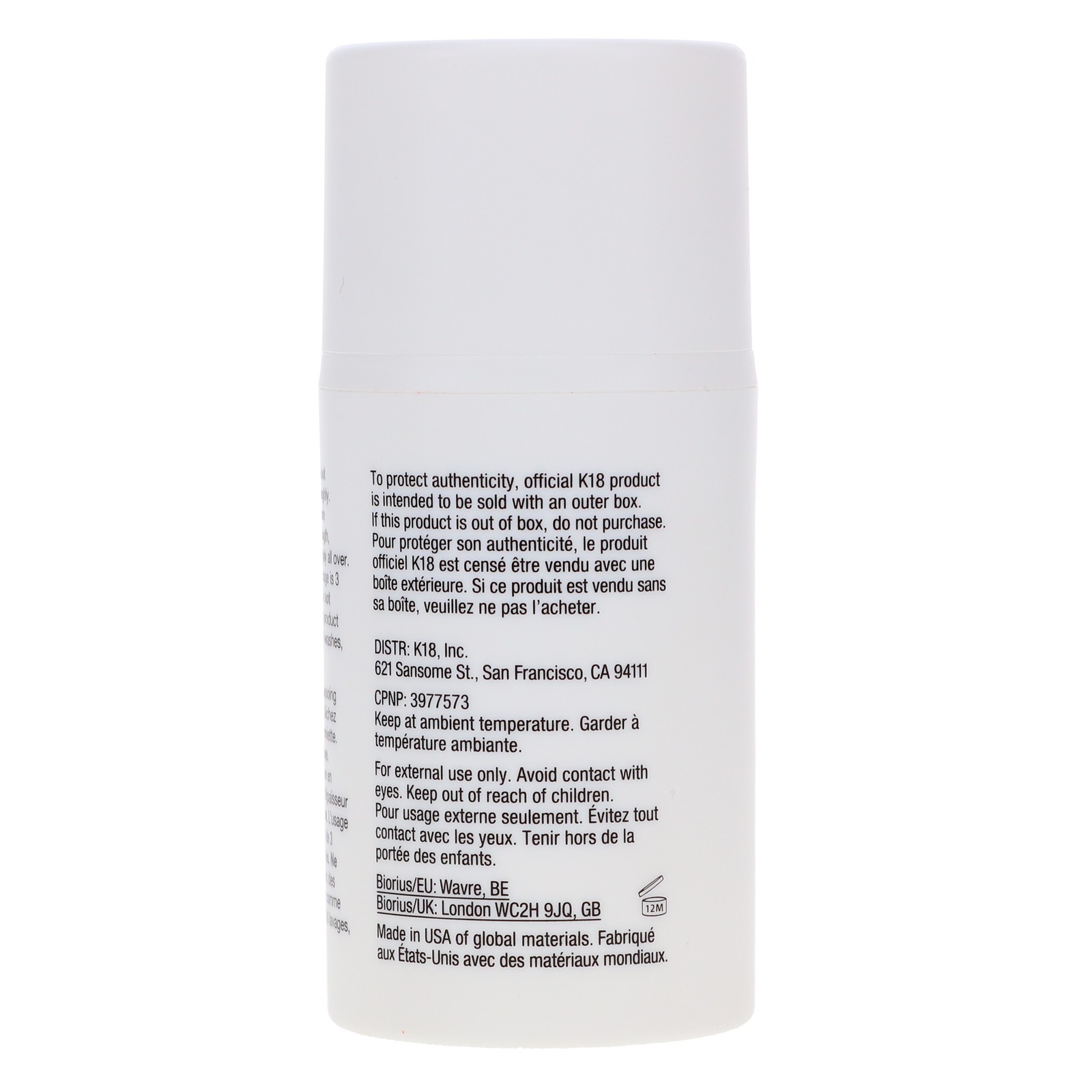 K18 LEAVE-IN MOLECULAR REPAIR HAIR MASK 1.7 OZ ~ BRAND NEW