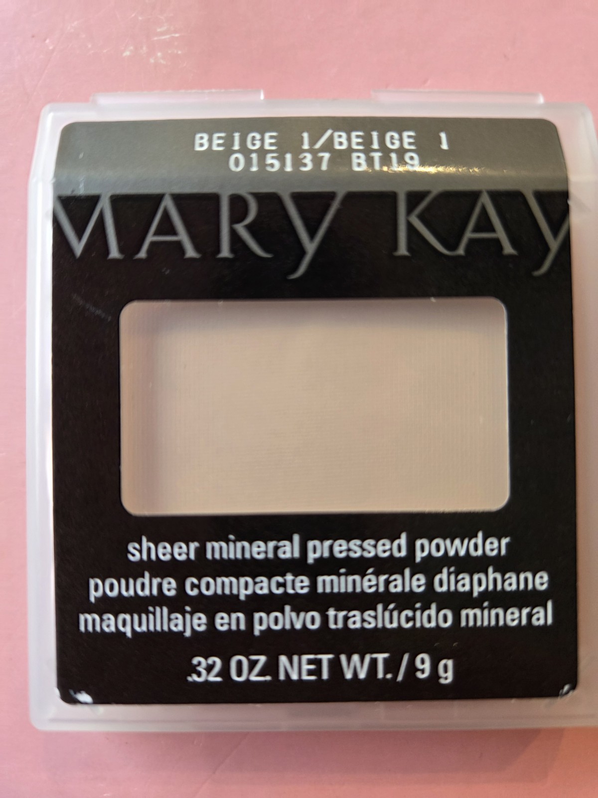 Mary Kay Sheer Mineral Pressed Powder BEIGE 1 #015137 New Discontinued