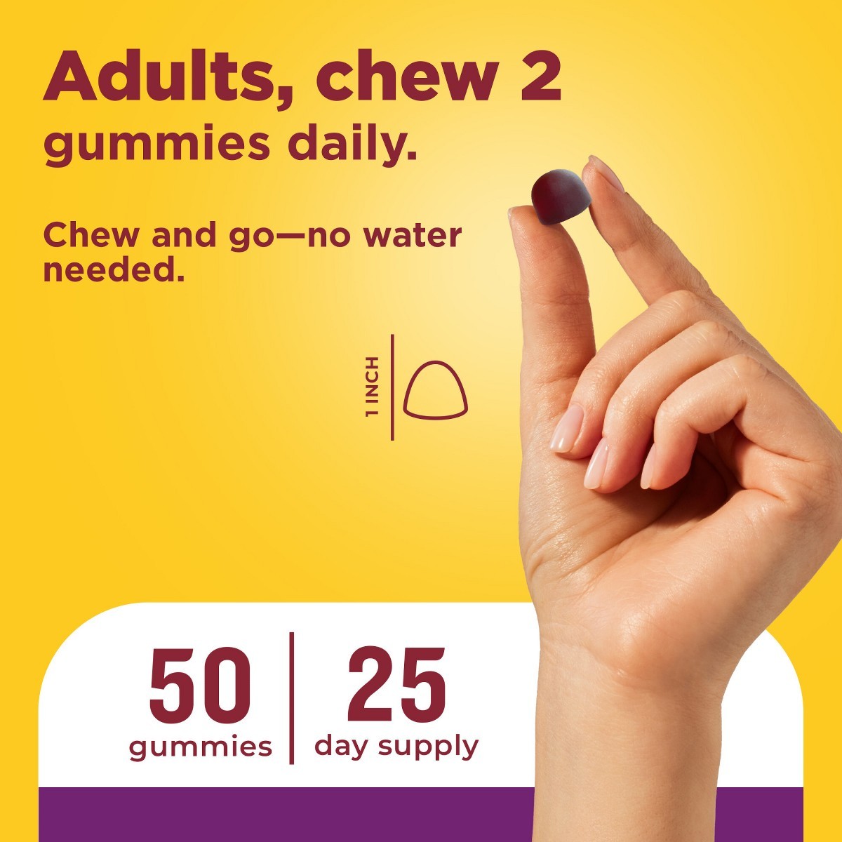 Nature Made Probiotic/Prebiotic Gummies – 50ct: 2 Billion CFUs