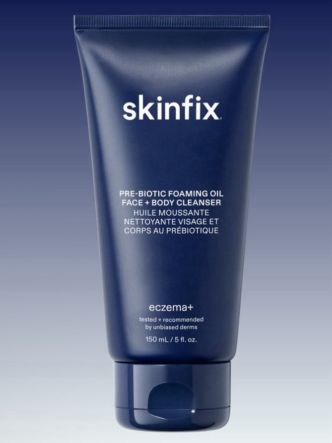 Skinfix Eczema Pre-Biotic Foaming Oil Cleanser 5 oz for Face Body