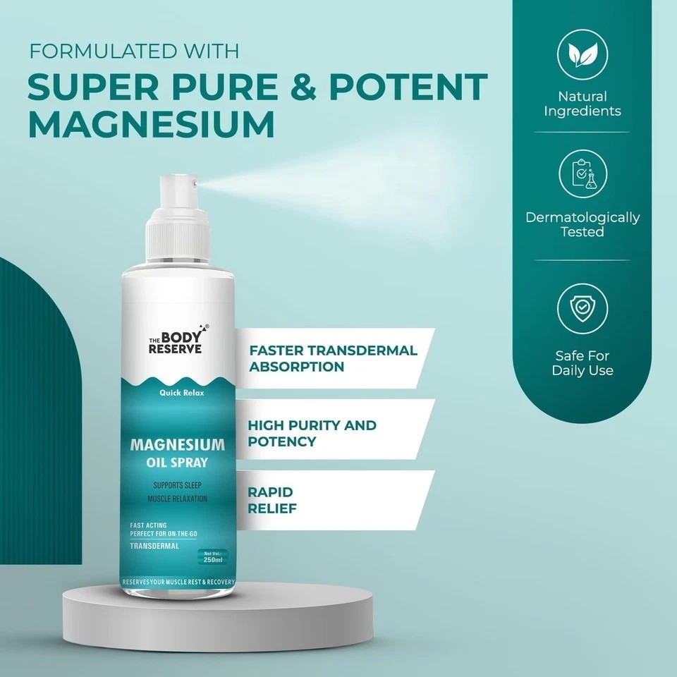 The Body Reserve Magnesium Oil Spray – 200ml