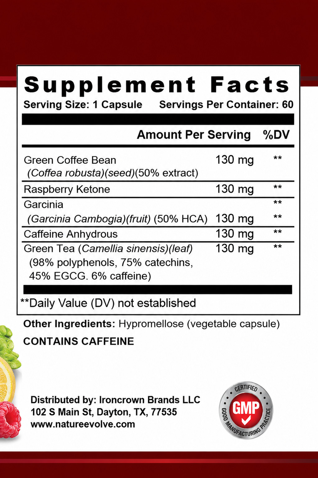 Nature Evolve Best Sellers Blend 60ct – Boost Metabolism, Weight Loss USA Made