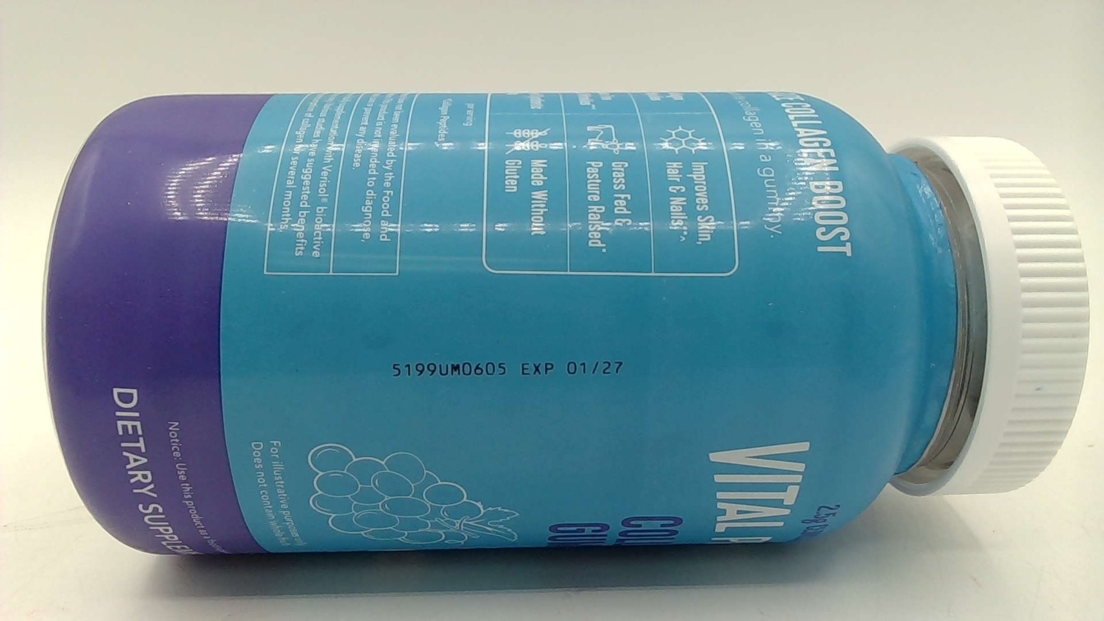 Vital Proteins Collagen Gummies, 2.5g Of Clinically-Tested-EXP:01/2027