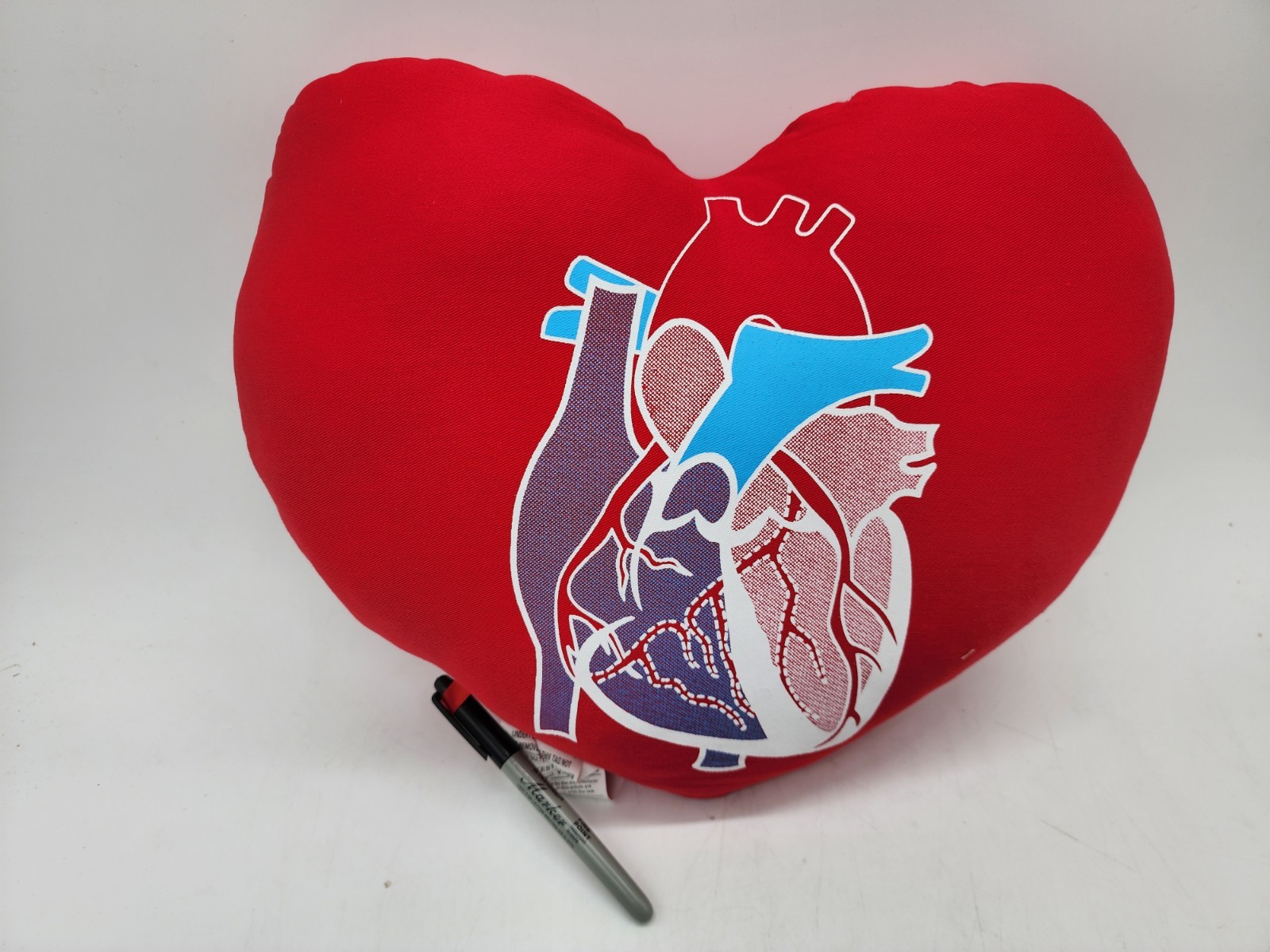 Heart Pillow Open Heart Surgery Recovery Cardiac Chest Cushion w/ Marker
