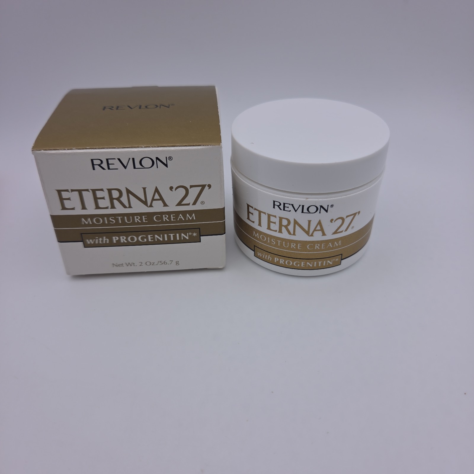 Revlon Eterna 27 Moisture Cream PROGENITIN Pregnenolone Acetate Face Neck 2oz