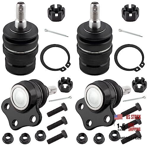 4pcs Front Upper & Lower Ball Joints Fit for Dodge Dakota 1997 1998 1999 4WD