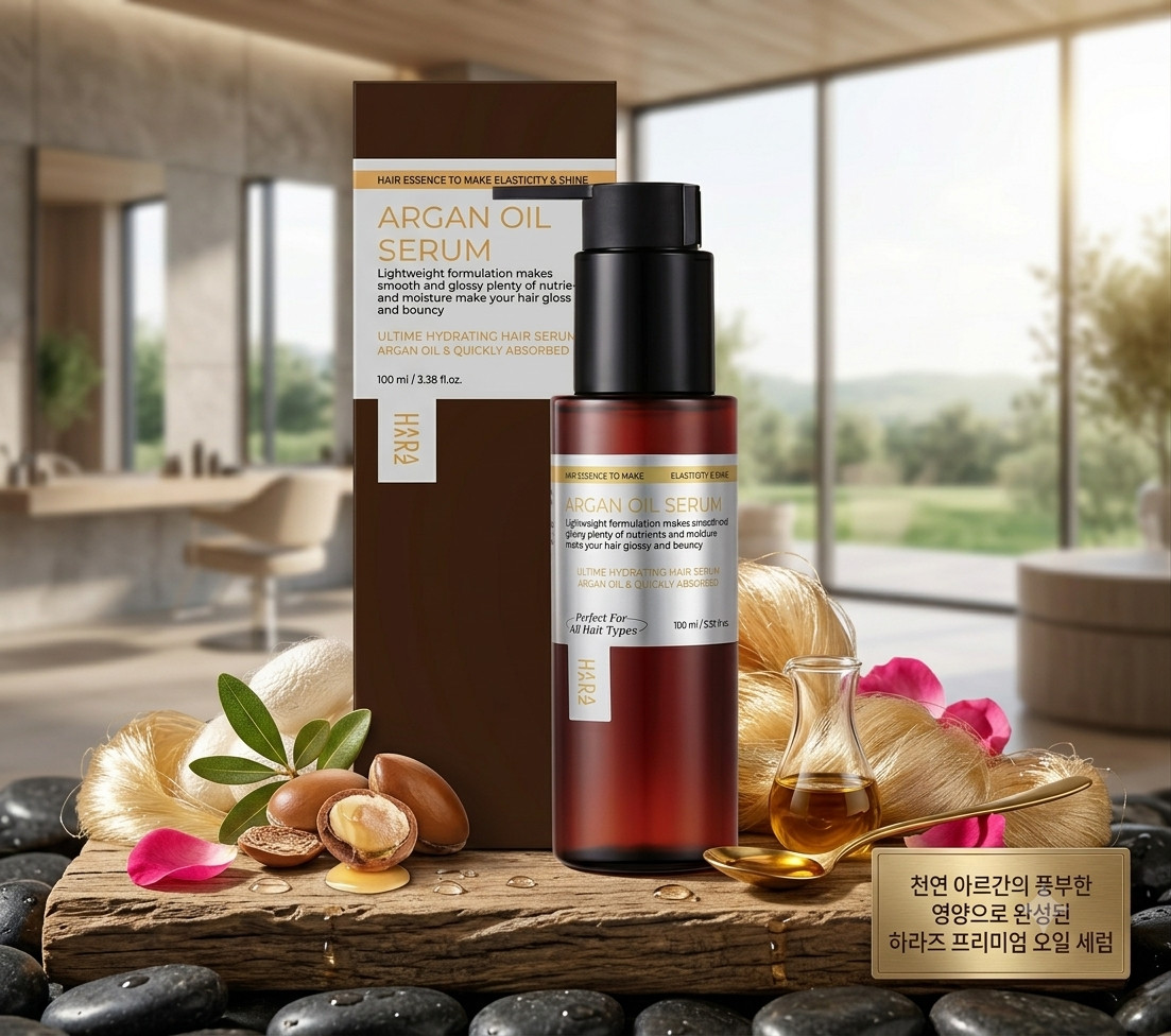 Argan Oil Hair Serum 100ml Alcohol-Free Damaged Hair Repair K-Beauty care
